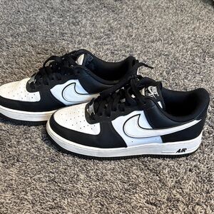 Nike Kids Air Black and White Sneakers